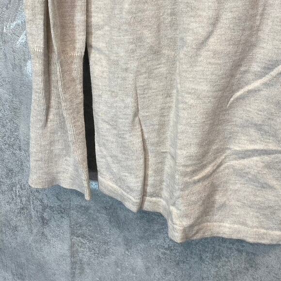 NIC+ZOE Women's Canvas V-Neck Hooded Lightweight Vital Pullover Sweater SZ S - Picture 5 of 9